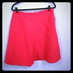 Cherry red full skirt